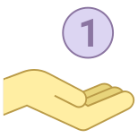 Coin in Hand icon