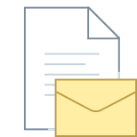 Dokument per E-Mail senden icon