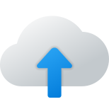 Zur Cloud hochladen icon