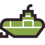 U 1 Submarine icon