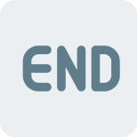 End function button on computer keybord layout icon