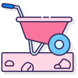 Wheelbarrow icon