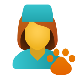 mujer veterinaria icon