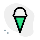 Ice cream cone store and other dessert items icon