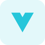 Vue.js an open-source JavaScript framework for building user interfaces and single-page applications icon
