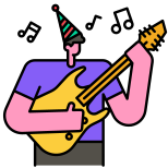 Guitarist icon