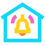 경보 시스템에 의해 보안 icon