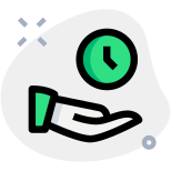 Share productivity timetable with office management colleagues icon