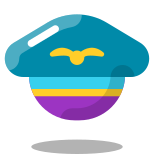 Air Pilot Hat icon