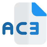 AC3 is a file extension for surround sound audio files used on DVDs format icon