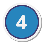 Circled 4 C icon