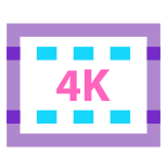 4K icon