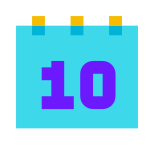 カレンダー10 icon