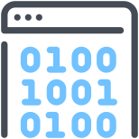 Online Binary Code icon