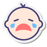 Weinendes Baby icon