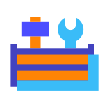 Caixa de armazenamento de ferramentas completas icon