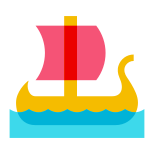 Navire Viking icon