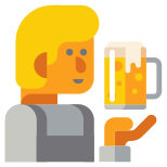 Bartender Mann icon