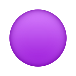 보라색 원 이모티콘 icon