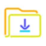 Dossier des téléchargements icon