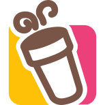 Dunkin america's favorite coffee and baked goods brand icon