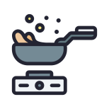 Frying icon