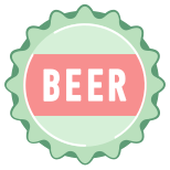 Tapón de botella de cerveza icon