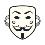 Máscara dos Anonymous icon