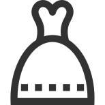 Hochzeitskleid icon