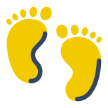 Pieds de bébé icon