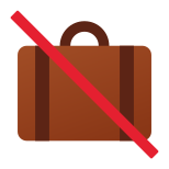 Bagages interdits icon