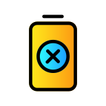 Discharged Battery icon