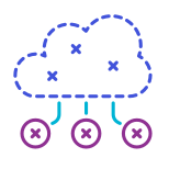 Sviluppo cloud icon