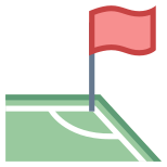 Fútbol Corner Filled icon