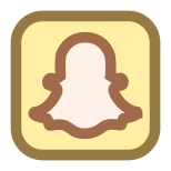 Snapchat-cuadrado icon