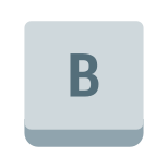B Key icon