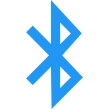 Bluetooth a wireless technology standard for exchanging data icon