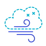 temps venteux icon