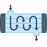 쉘 및 튜브 열교환 기 icon