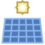 Panneau solaire icon