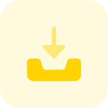 Mailbox download attachment icon