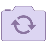 Cambia fotocamera icon