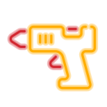 pistola de silicona icon