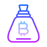 Geldbeutel Bitcoin icon