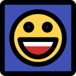 Yahoo a instant messaging client with emoji logotype icon