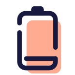 batteria quasi scarica icon