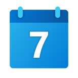 Calendar 7 icon