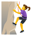 arrampicata femminile icon