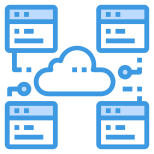 Cloud computing icon