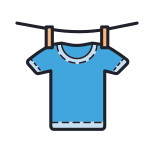 Clothes line icon